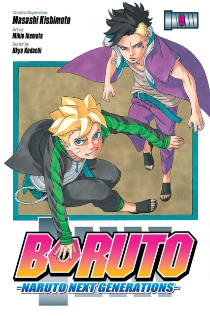Book cover of: Boruto: Naruto Next Generations, Vol. 9. By: Ukyo Kodachi