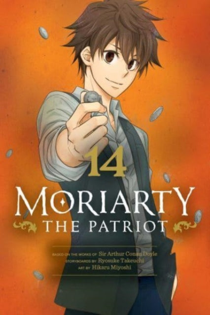 Book cover of: Moriarty the Patriot, Vol. 14. By: Ryosuke Takeuchi