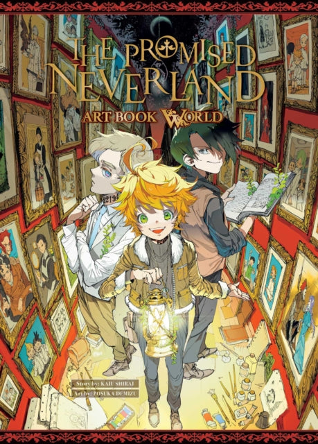 Book cover of: Promised Neverland: Art Book World. By: Kaiu Shirai