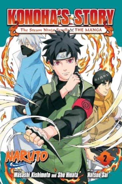 Book cover of: Naruto: Konoha's Story—The Steam Ninja Scrolls: The Manga, Vol. 2. By: Masashi Kishimoto