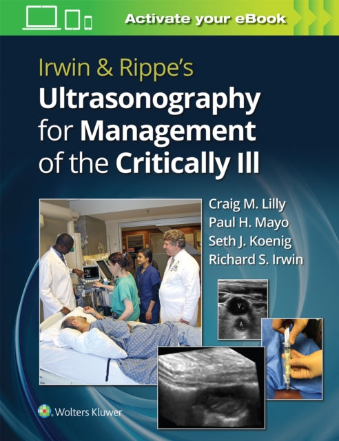 Book cover of: Irwin & Rippe’s Ultrasonography for Management of the Critically Ill. By: Richard S. Irwin