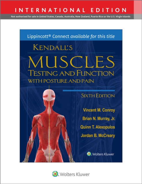Book cover of: Kendall's Muscles. By: CONROY