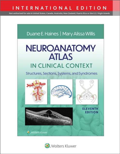 Book cover of: Neuroanatomy Atlas in Clinical Context. By: Duane E. Haines