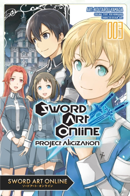 Book cover of: Sword Art Online: Project Alicization, Vol. 3 (manga). By: Reki Kawahara