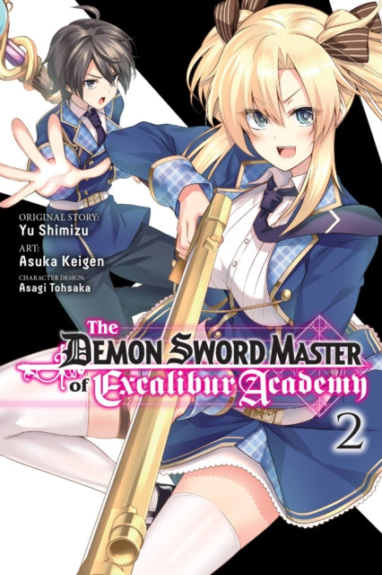Book cover of: Demon Sword Master of Excalibur Academy, Vol. 2 (manga). By: Yu Shimizu