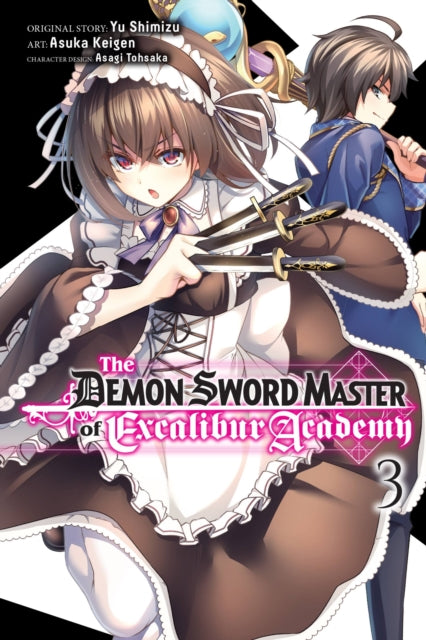 Book cover of: Demon Sword Master of Excalibur Academy, Vol. 3 (manga). By: Yu Shimizu