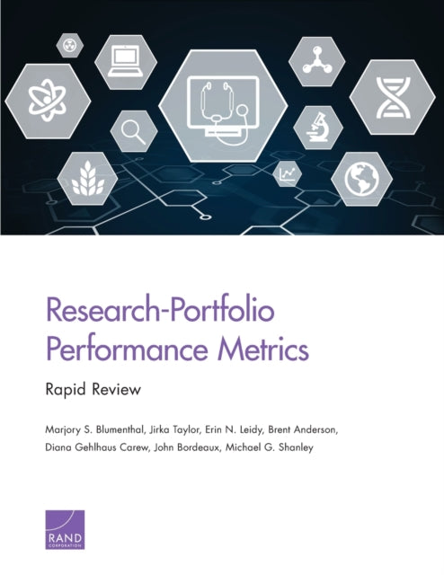 Book cover of: Research-Portfolio Performance Metrics. By: Marjory S. Blumenthal