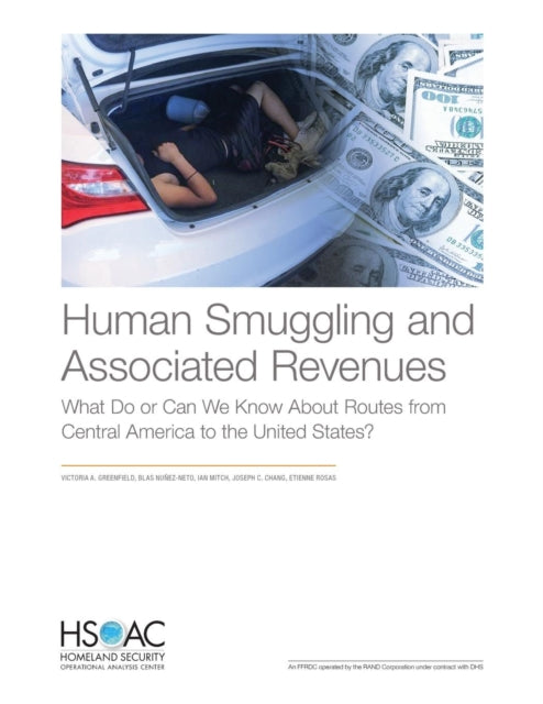 Book cover of: Human Smuggling and Associated Revenues. By: Victoria A. Greenfield