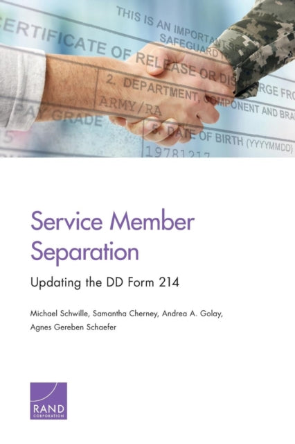 Book cover of: Service Member Separation. By: Michael Schwille