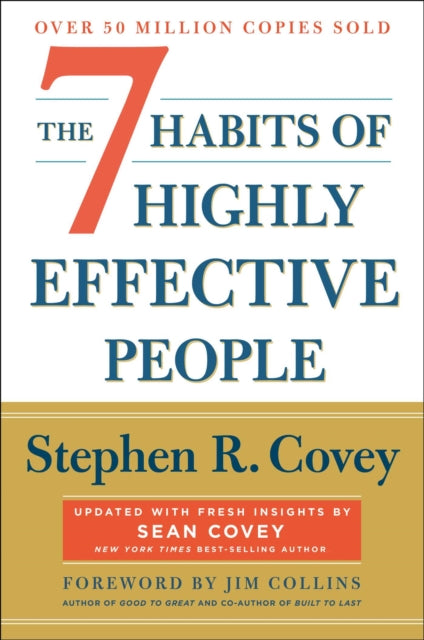 Book cover of: 7 Habits of Highly Effective People. By: Stephen R. Covey