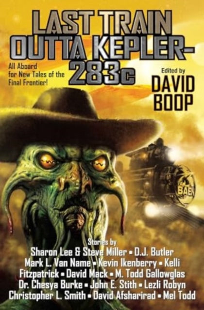 Book cover of: Last Train Outta Kepler-283c. By: David Boop