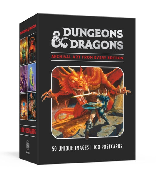 Dungeons & Dragons 100 Postcards: Archival Art from Every Edition, 100 Postcards 9781984824622 Official Dungeons & Dragons Licensed