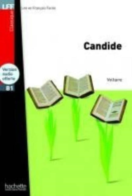 Book cover of: Candide - Livre + downloadable audio. By: Voltaire