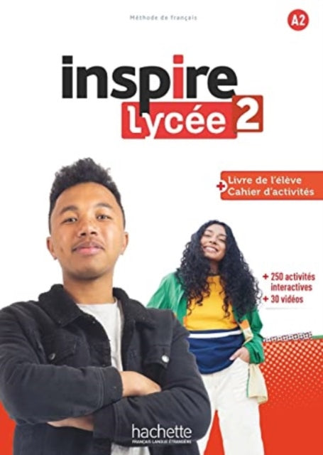 Book cover of: Inspire Lycee 2 - Livre + cahier. A2