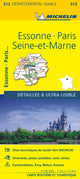 Book cover of: Essonne, Paris, Seine-et-Marne - Michelin Local Map 312. By: Michelin