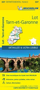 Book cover of: Lot, Tarn-et-Garonne - Michelin Local Map 337