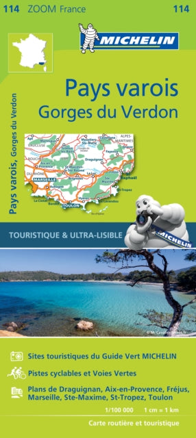 Book cover of: Pays Varois, Verdon Gorges - Zoom Map 114