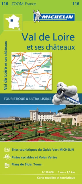 Book cover of: Chateaux of the Loire - Zoom Map 116