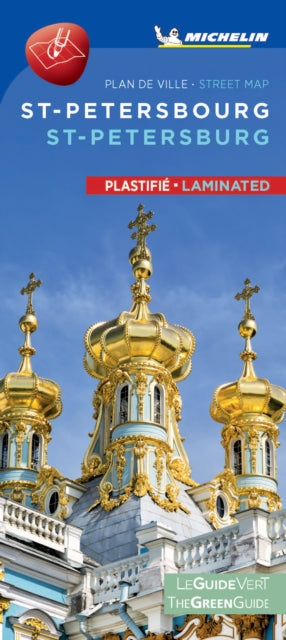 Book cover of: St Petersburg - Michelin City Map 9502. By: Michelin