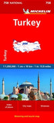 Book cover of: Turkey - Michelin National Map 758