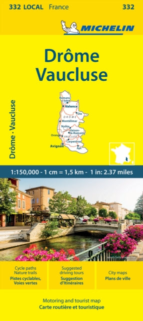 Book cover of: Drome Vaucluse - Michelin Local Map 332