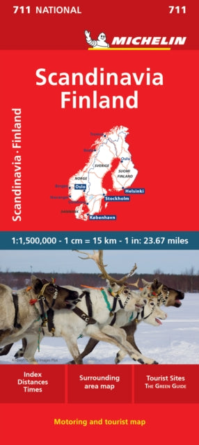 Book cover of: Scandinavia & Finland - Michelin National Map 711