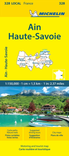 Book cover of: Ain Haute-Savoie - Michelin Local Map 328