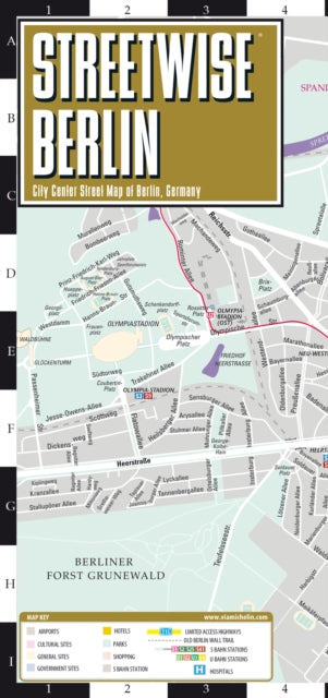 Book cover of: Streetwise Berlin Map - Laminated City Center Street Map of Berlin, Germany