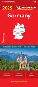 Book cover of: Germany 2025 - Michelin National Map 718