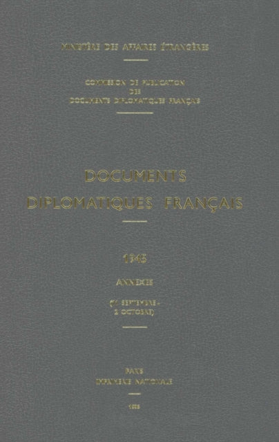 Book cover of: Documents Diplomatiques Francais. By: Ministère des Affaires étrangères (Paris)