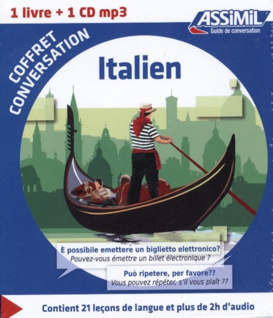 Book cover of: Coffret conversation Italien (guide + 1 CD)
