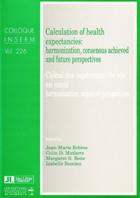 Book cover of: Calculation of Health Expectancies