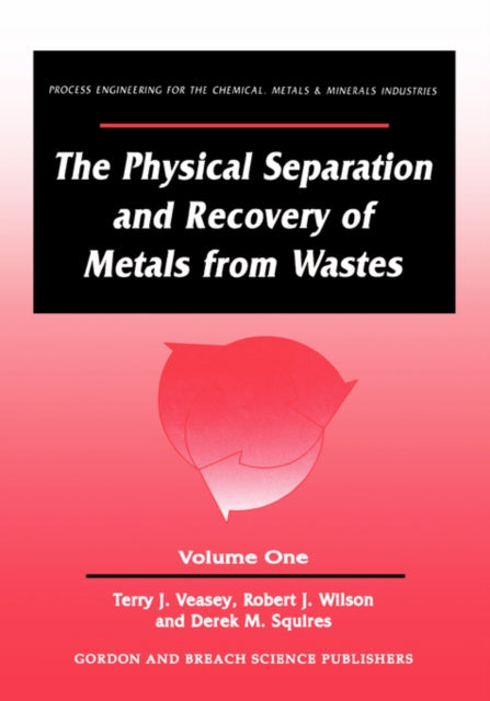 Book cover of: Physical Separation and Recovery of Metals from Waste, Volume One. By: Alan Veasey