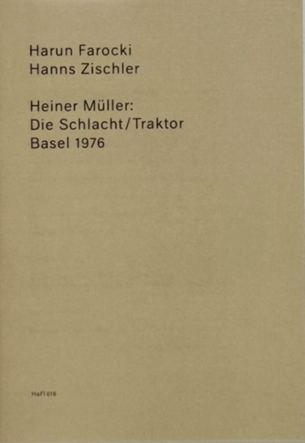 Book cover of: Heiner Muller: The Battle/Tractor