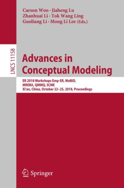 Book cover of: Advances in Conceptual Modeling. By: Carson Woo