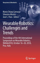 Book cover of: Wearable Robotics: Challenges and Trends