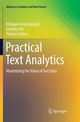 Book cover of: Practical Text Analytics. By: Murugan Anandarajan
