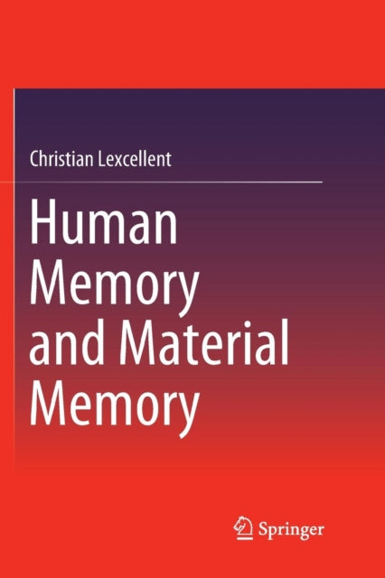 Book cover of: Human Memory and Material Memory. By: Christian Lexcellent