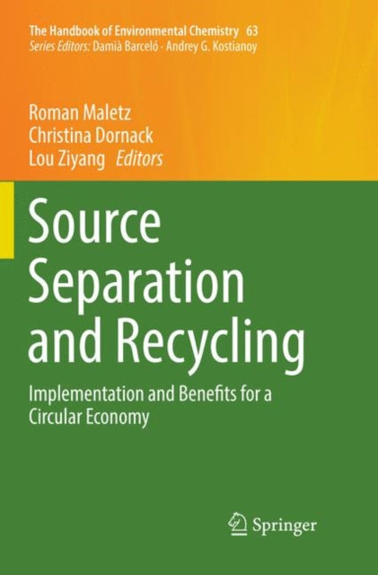 Book cover of: Source Separation and Recycling