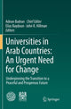 Book cover of: Universities in Arab Countries: An Urgent Need for Change. By: Adnan Badran