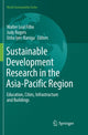 Book cover of: Sustainable Development Research in the Asia-Pacific Region. By: Walter Leal Filho