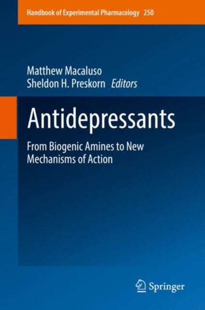 Book cover of: Antidepressants. By: Matthew Macaluso
