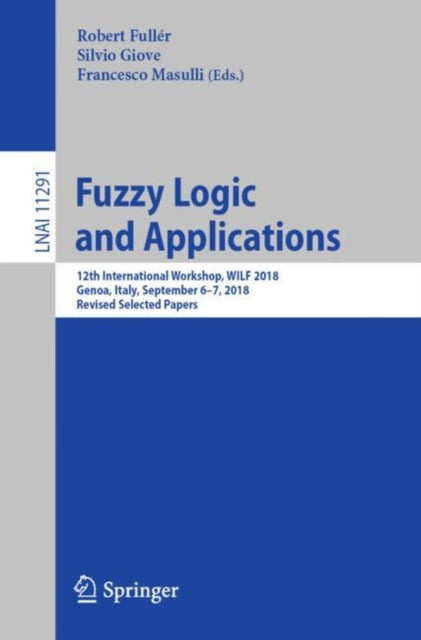 Book cover of: Fuzzy Logic and Applications. By: Robert Fullér