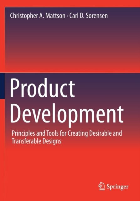 Book cover of: Product Development. By: Christopher A. Mattson