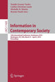 Book cover of: Information in Contemporary Society. By: Natalie Greene Taylor