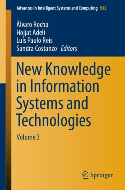 Book cover of: New Knowledge in Information Systems and Technologies. By: Álvaro Rocha