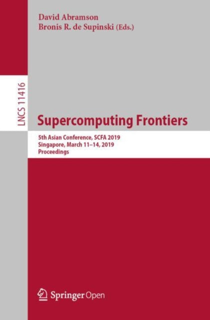 Book cover of: Supercomputing Frontiers. By: David Abramson