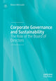 Book cover of: Corporate Governance and Sustainability. By: Marco Minciullo