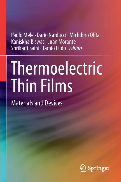 Book cover of: Thermoelectric Thin Films. By: Paolo Mele