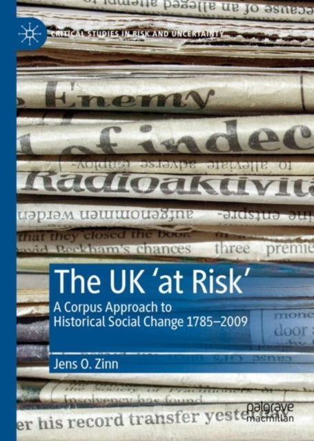 Book cover of: UK ‘at Risk’. By: Jens O. Zinn